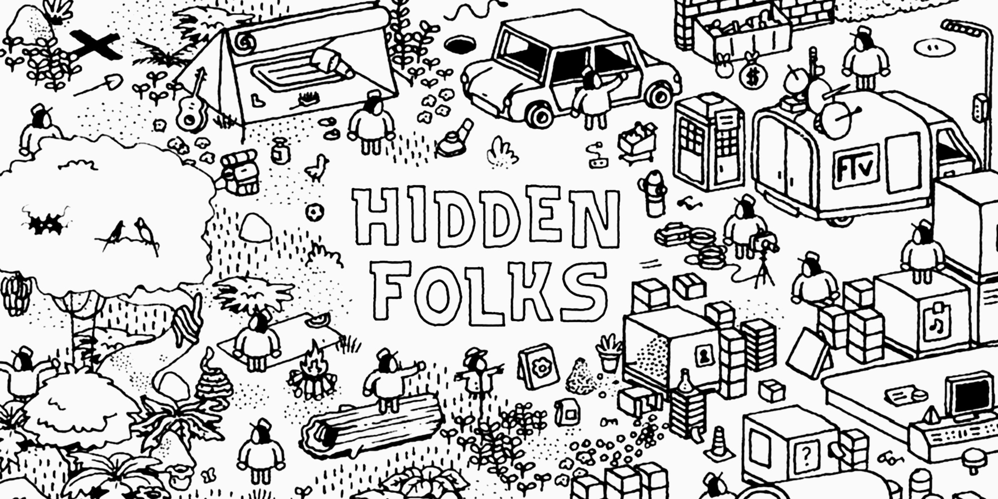 隐藏的人/Hidden Folks-Yoxix